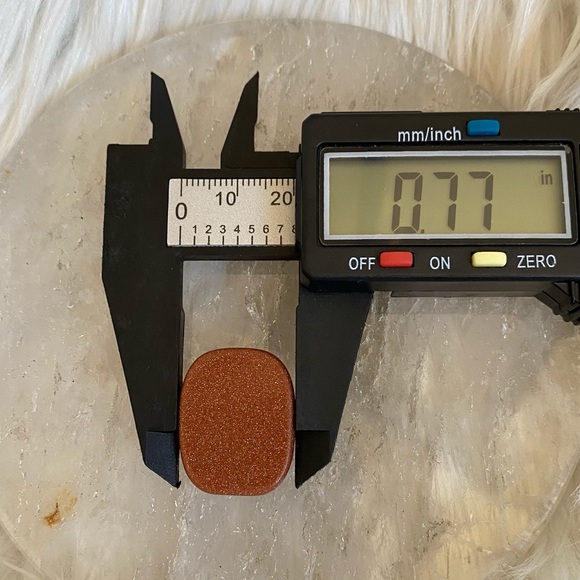 GOLDSTONE Pocket Stone/Worry Stone/Cabochon - Picture 4 of 5